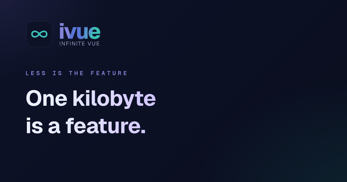 One kilobyte is a feature