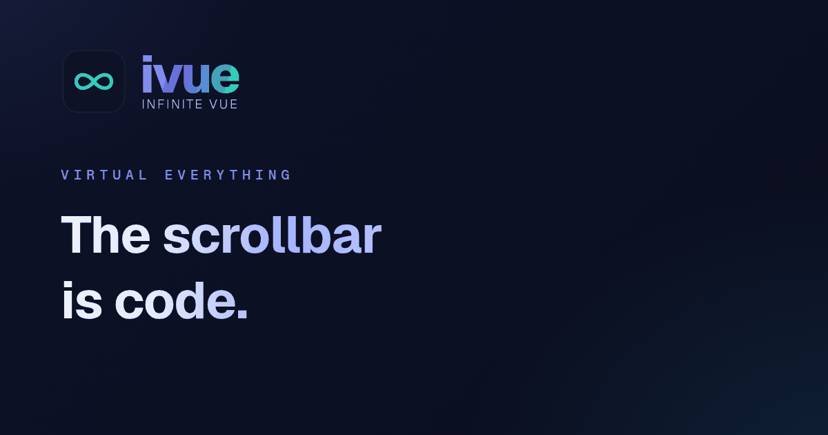 The scrollbar is code