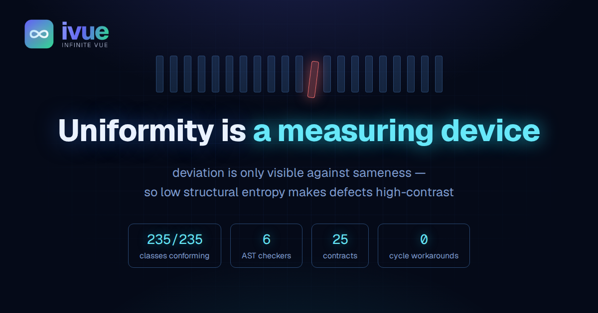 Uniformity is a measuring device